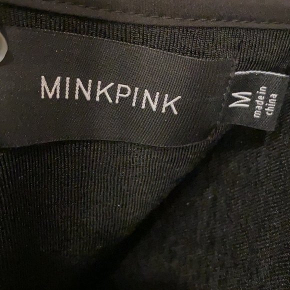 MINKPINK - skirt w black sequin layers, lining, zipper - M - Picture 6 of 15